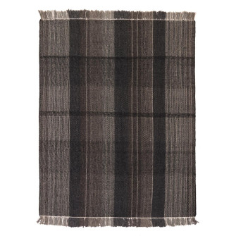 Alfombra NORTON BLACK GRAY (Handmade Collection)